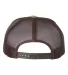 Yupoong-Flex Fit 6006 Five-Panel Classic Trucker C ARID/ BROWN back view