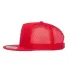 Yupoong-Flex Fit 6006 Five-Panel Classic Trucker C RED side view