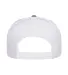 Yupoong-Flex Fit 6006 Five-Panel Classic Trucker C CHARCOAL/ WHITE back view