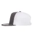 Yupoong-Flex Fit 6006 Five-Panel Classic Trucker C CHARCOAL/ WHITE side view