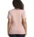 Next Level Apparel 3940 Ladies' Relaxed V-Neck T-S in Desert pink back view