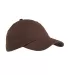 Big Accessories BX001 6-Panel Unstructured Dad Hat in Coffee front view