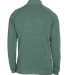 J America 8869 Triblend 1/4 Zip Pullover Sweatshir in Balsam triblend back view