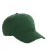 BX002 Big Accessories 6-Panel Brushed Twill Struct in Forest front view