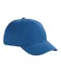 BX002 Big Accessories 6-Panel Brushed Twill Struct in Royal front view