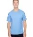 A4 Apparel N3381 Adult  Topflight Heather Performa in Light blue front view