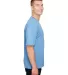 A4 Apparel N3381 Adult  Topflight Heather Performa in Light blue side view