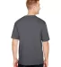 A4 Apparel N3381 Adult  Topflight Heather Performa in Charcoal heather back view