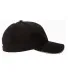 BX004 Big Accessories 6-Panel Twill Sandwich Baseb in Black/ white side view