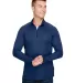 A4 Apparel N4268 Adult Daily Polyester 1/4 Zip in Navy front view