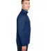 A4 Apparel N4268 Adult Daily Polyester 1/4 Zip in Navy side view