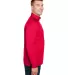A4 Apparel N4268 Adult Daily Polyester 1/4 Zip in Scarlet side view