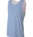 A4 Apparel NB2375 Youth Performance Jump Reversibl in Light blue/ wht front view