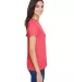 A4 Apparel NW3381 Ladies' Topflight Heather V-Neck in Scarlet side view