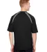A4 Apparel N3001 Men's Spartan Short Sleeve Color  in Black/ graphite back view