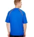 A4 Apparel N3001 Men's Spartan Short Sleeve Color  in Royal/ graphite back view