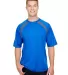 A4 Apparel N3001 Men's Spartan Short Sleeve Color  in Royal/ graphite front view