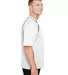 A4 Apparel N3001 Men's Spartan Short Sleeve Color  in White/ graphite side view