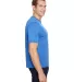 A4 Apparel N3010 Men's Tonal Space-Dye T-Shirt in Light blue side view