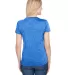 A4 Apparel NW3010 Ladies' Tonal Space-Dye T-Shirt in Light blue back view