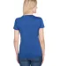 A4 Apparel NW3010 Ladies' Tonal Space-Dye T-Shirt in Royal back view