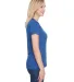 A4 Apparel NW3010 Ladies' Tonal Space-Dye T-Shirt in Royal side view