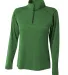 A4 Apparel NW4010 Ladies' Tonal Space-Dye Quarter- in Kelly front view
