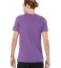 BELLA+CANVAS 3413 Unisex Howard Tri-blend T-shirt in Purple triblend back view