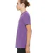 BELLA+CANVAS 3413 Unisex Howard Tri-blend T-shirt in Purple triblend side view