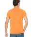 BELLA+CANVAS 3413 Unisex Howard Tri-blend T-shirt in Orange triblend back view