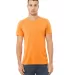 BELLA+CANVAS 3413 Unisex Howard Tri-blend T-shirt in Orange triblend front view