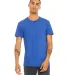 BELLA+CANVAS 3413 Unisex Howard Tri-blend T-shirt in Tr royal triblnd front view