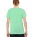 BELLA+CANVAS 3413 Unisex Howard Tri-blend T-shirt in Mint triblend back view