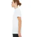 BELLA+CANVAS 3413 Unisex Howard Tri-blend T-shirt in Solid wht trblnd side view