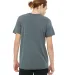 BELLA+CANVAS 3413 Unisex Howard Tri-blend T-shirt in Denim triblend back view