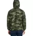 Champion Clothing CO200 Packable Jacket in Olive grn camo back view