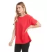 Next Level Apparel N1530 Ladies Ideal Flow T-Shirt in Red side view