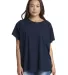 Next Level Apparel N1530 Ladies Ideal Flow T-Shirt in Midnight navy front view