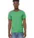 Bella + Canvas 3301 Unisex Sueded Tee in Heather kelly front view