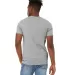 Bella + Canvas 3301 Unisex Sueded Tee in Athletic heather back view