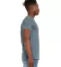 Bella + Canvas 3301 Unisex Sueded Tee in Heather slate side view