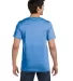 BELLA+CANVAS 3005 Cotton V-Neck T-shirt in True royal mrble back view
