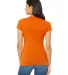 BELLA 6004 Womens Favorite T-Shirt in Orange back view
