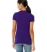 BELLA 6004 Womens Favorite T-Shirt in Team purple back view