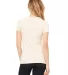 BELLA 6004 Womens Favorite T-Shirt in Soft cream back view