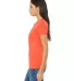 BELLA 6004 Womens Favorite T-Shirt in Coral side view