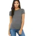 BELLA 6004 Womens Favorite T-Shirt in Deep heather front view