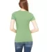 BELLA 6004 Womens Favorite T-Shirt in Heather green back view