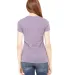 BELLA 6004 Womens Favorite T-Shirt in Heather purple back view