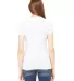BELLA 6004 Womens Favorite T-Shirt in Solid wht blend back view
